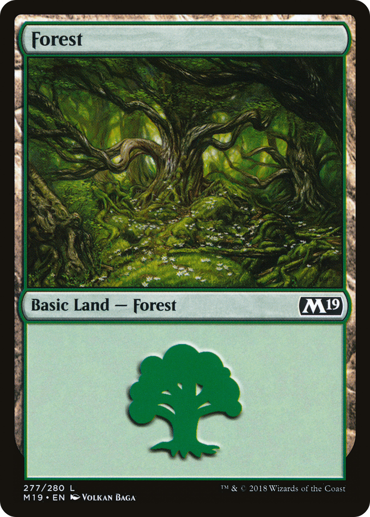Forest (277) [Core Set 2019] Foil