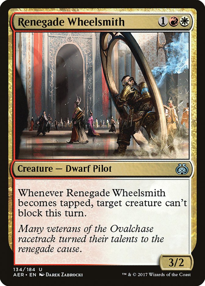 Renegade Wheelsmith 134/184 (Aether Revolt) 