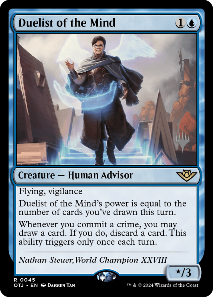 Duelist of the Mind (Promo Pack) [Outlaws of Thunder Junction Promos] Foil