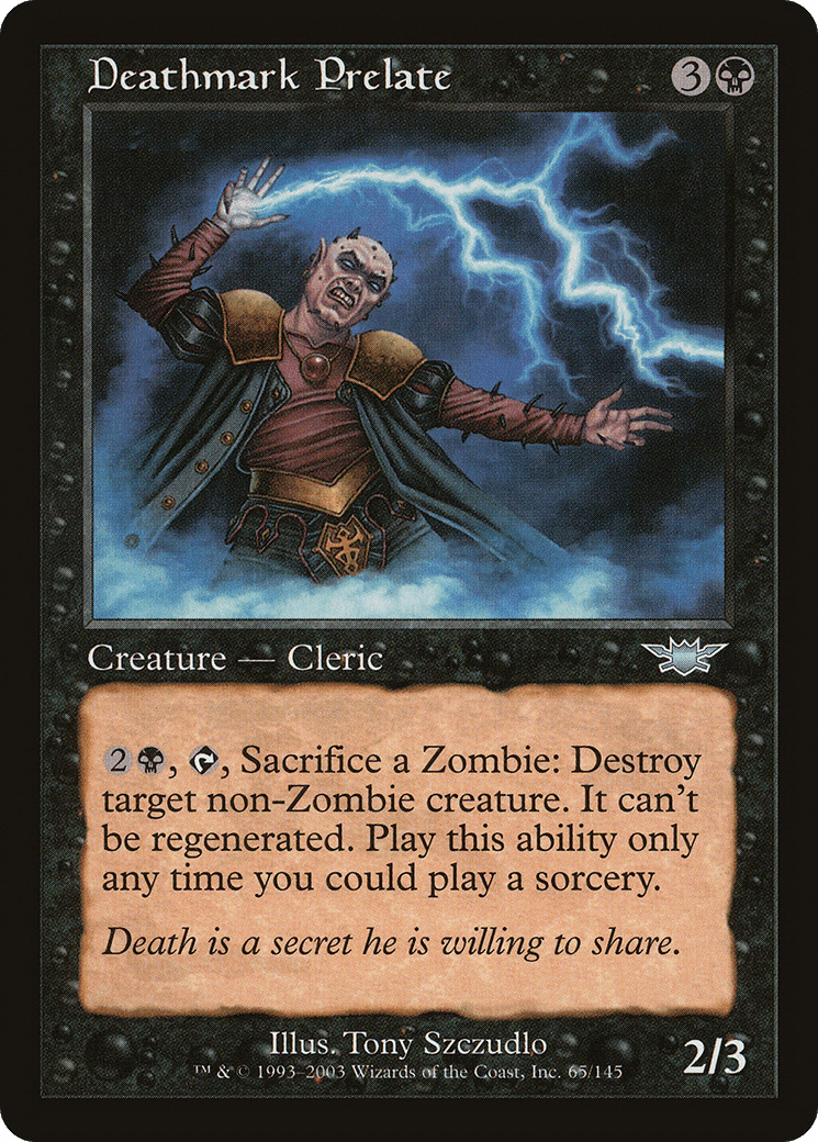 Deathmark Prelate [Legions] Foil