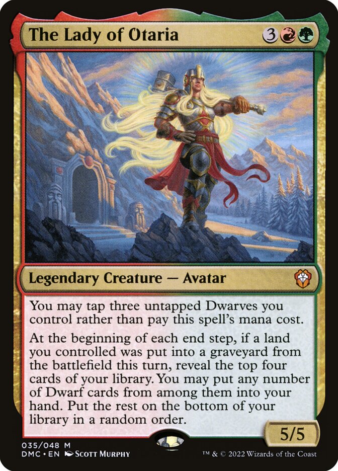 The Lady of Otaria 35/50 (Commander: Dominaria United)  - Foil