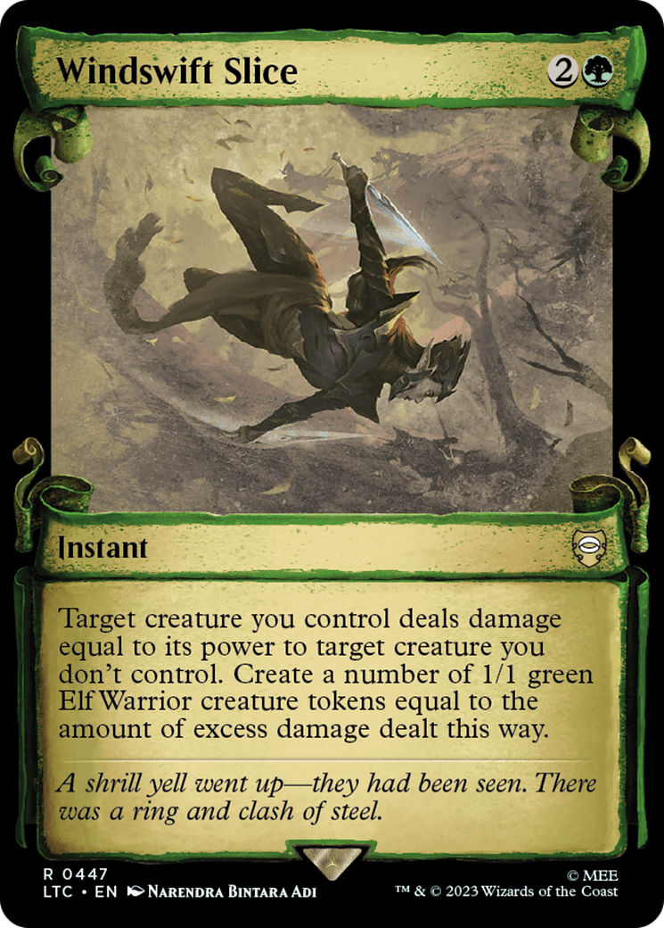 Windswift Slice [The Lord of the Rings: Tales of Middle-Earth Commander Showcase Scrolls] Foil