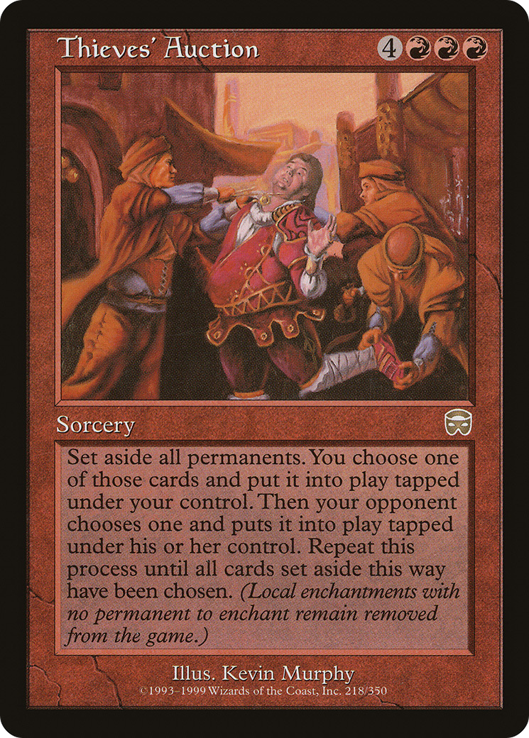 Thieves' Auction [Mercadian Masques] Foil