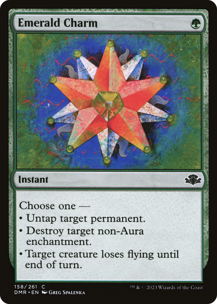 Emerald Charm [Dominaria Remastered] Foil