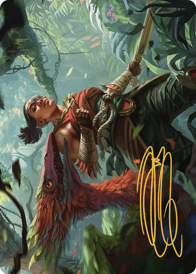 Wayta, Trainer Prodigy // Wayta, Trainer Prodigy (ALCI-071) - The Lost Caverns of Ixalan Art Series (Borderless)