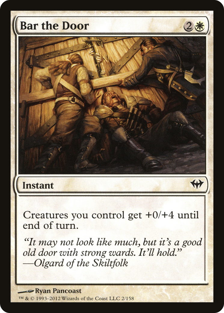 Bar the Door [Dark Ascension] Foil