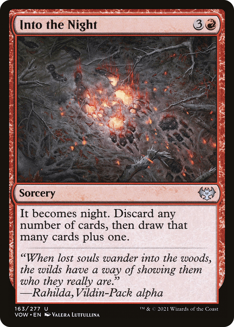 Into the Night [Innistrad: Crimson Vow] Foil