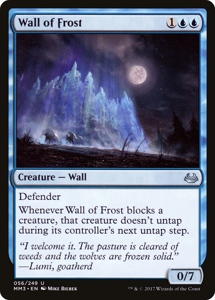 Wall of Frost [Modern Masters 2017] Foil