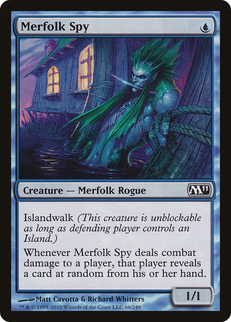 Merfolk Spy [Magic 2011] Foil