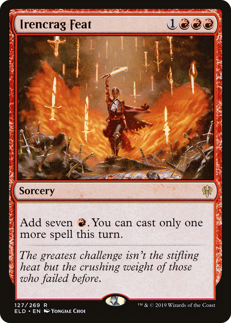 Irencrag Feat [Throne of Eldraine] Foil