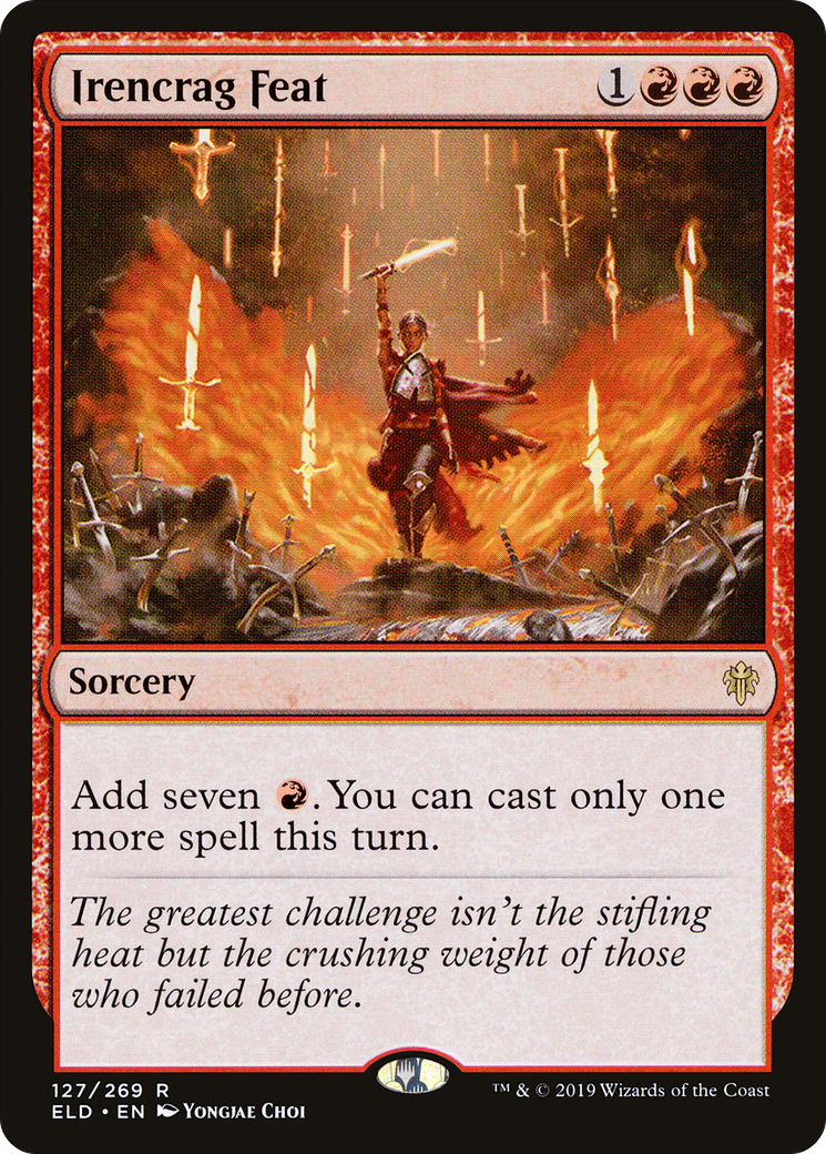 Irencrag Feat [Throne of Eldraine] Foil