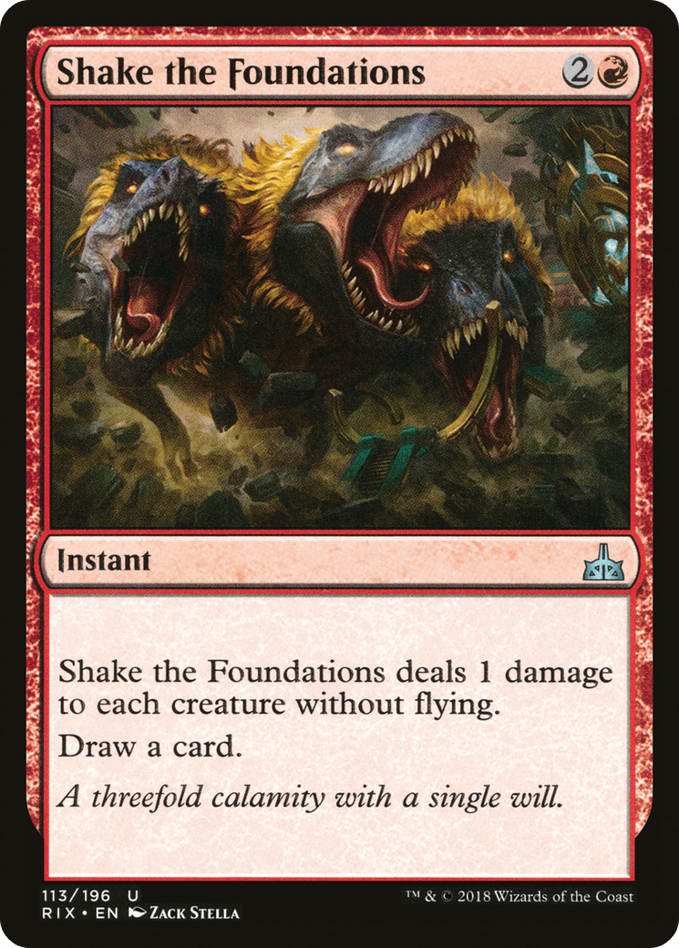 Shake the Foundations [Rivals of Ixalan] Foil