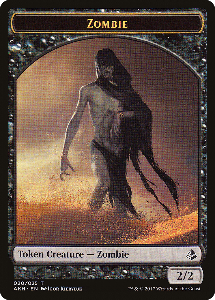 Zombie (020) [Amonkhet Tokens]  Foil