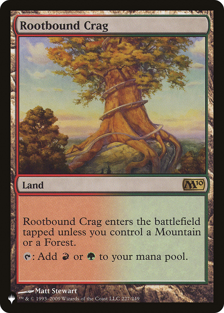 Rootbound Crag |  (M10-227) [The List]