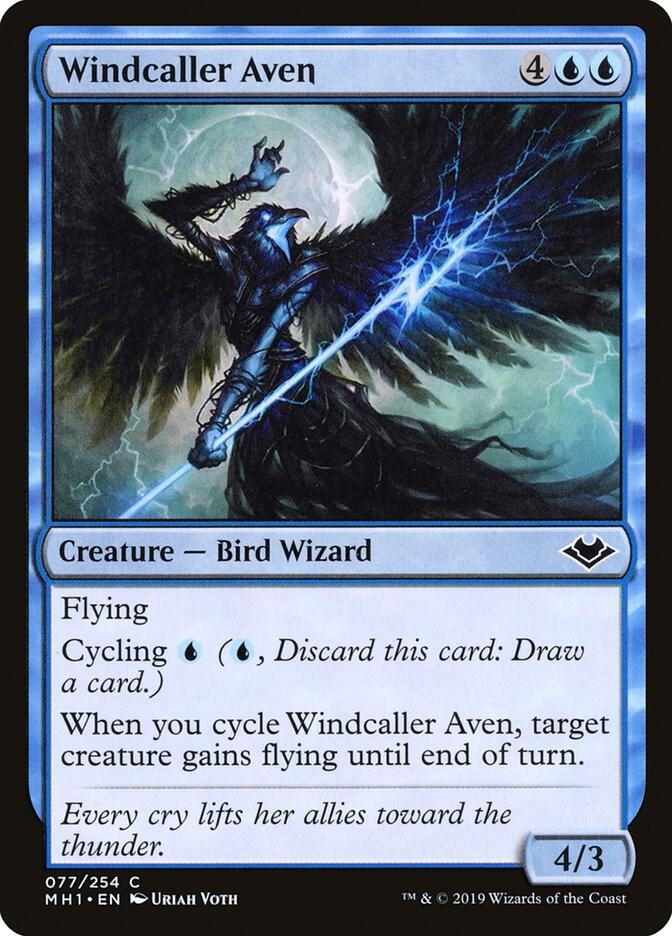 Windcaller Aven 77 (Modern Horizons)  - Foil