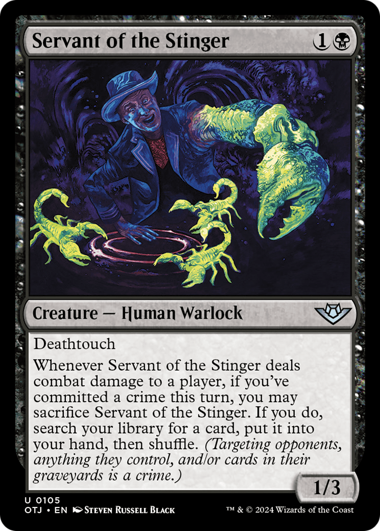 Servant of the Stinger [Outlaws of Thunder Junction] Foil