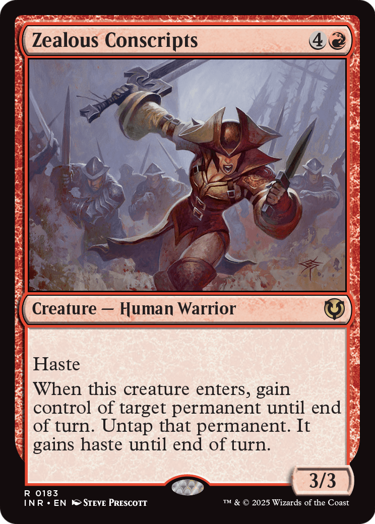 Zealous Conscripts (-183) [Innistrad Remastered]  Foil