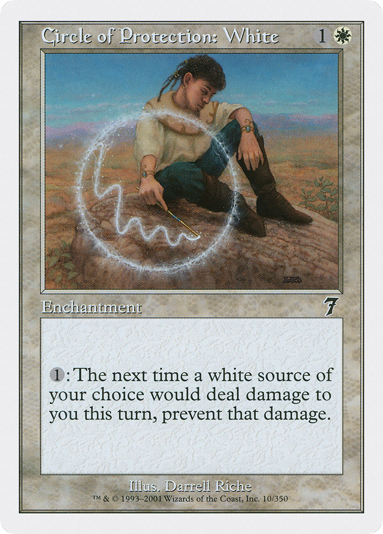 Circle of Protection: White [Seventh Edition] Foil