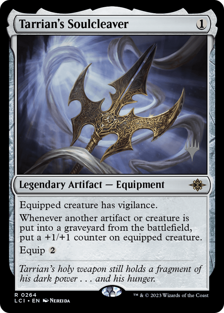 Tarrian's Soulcleaver (Promo Pack) [The Lost Caverns of Ixalan Promos] Foil