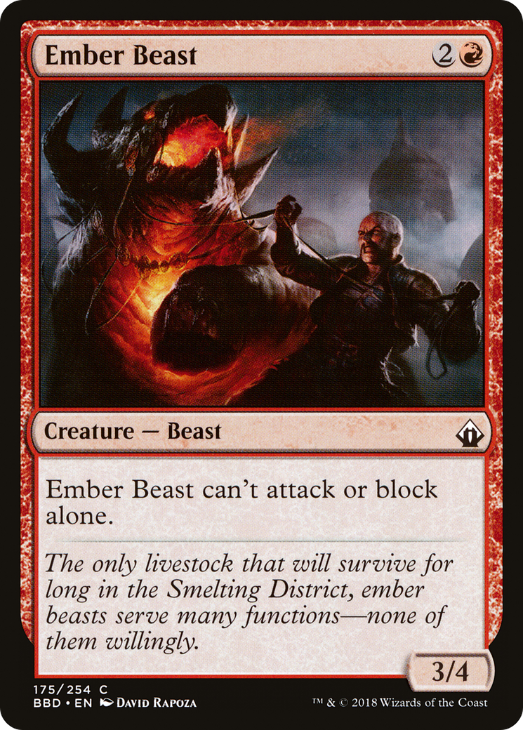 Ember Beast [Battlebond] Foil