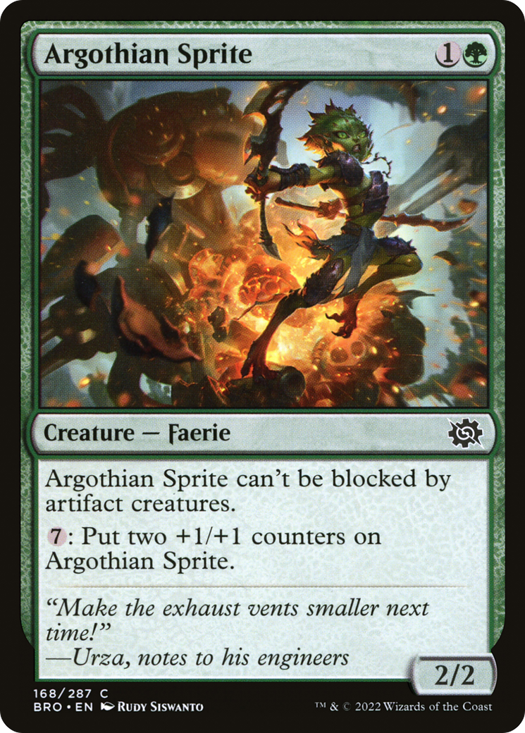 Argothian Sprite [The Brothers' War] Foil