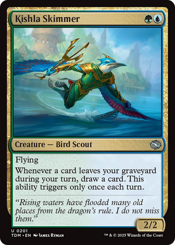 Kishla Skimmer (201) [Tarkir: Dragonstorm]  Foil