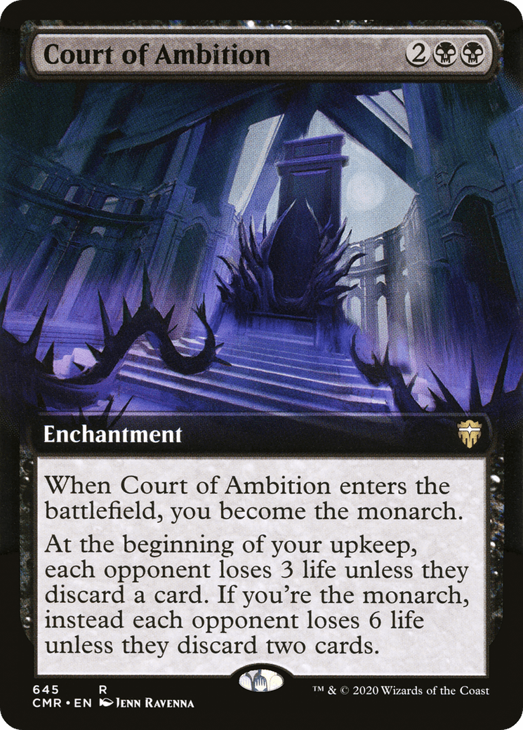 Court of Ambition (Extended Art) [Commander Legends] Foil
