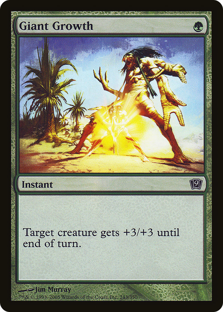 Giant Growth [Ninth Edition] Foil