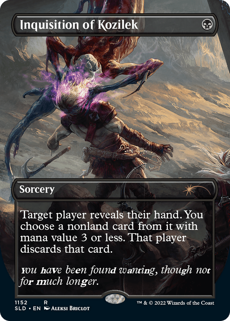 Inquisition of Kozilek (Borderless) [Secret Lair Drop Series] Foil