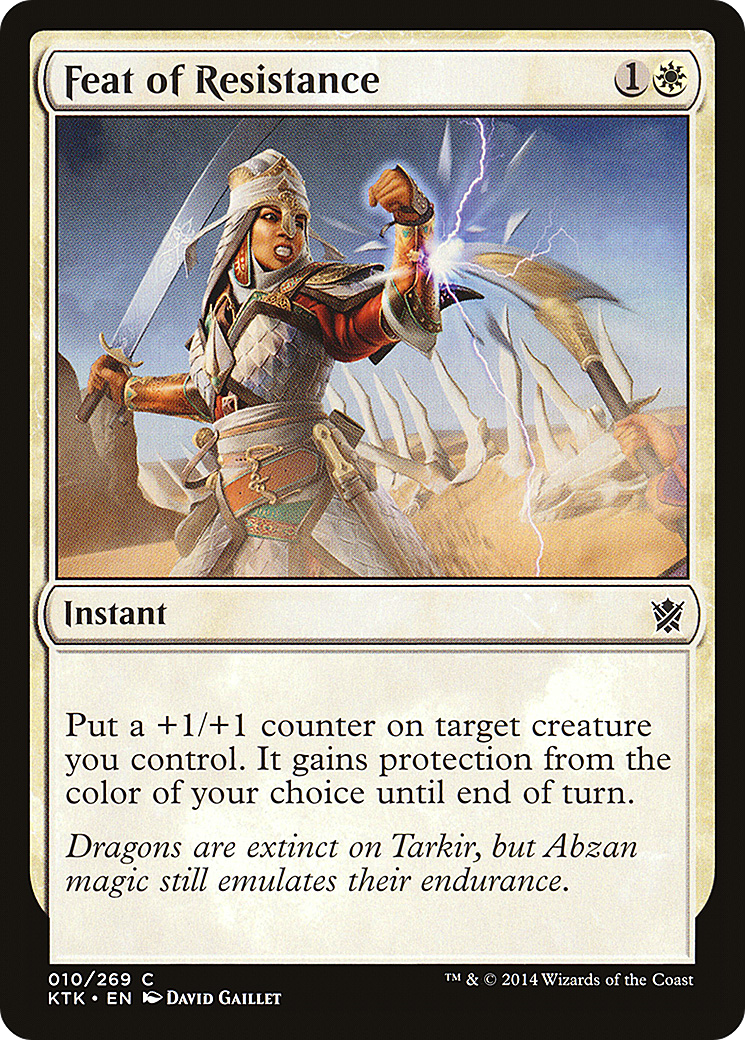 Feat of Resistance [Khans of Tarkir] Foil