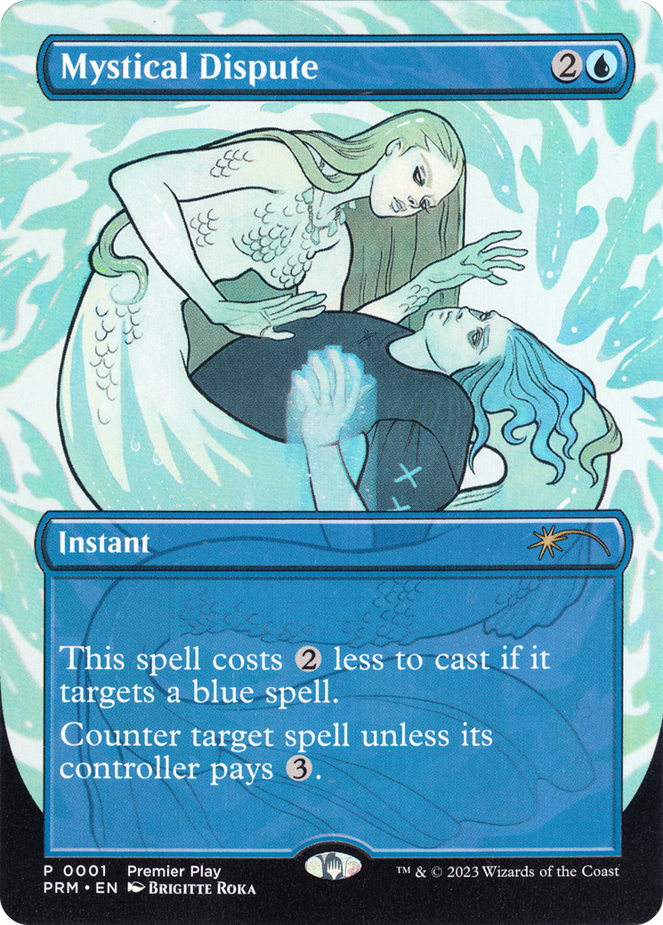 Mystical Dispute (Borderless Alternate Art) [Regional Championship Qualifiers 2023] Foil