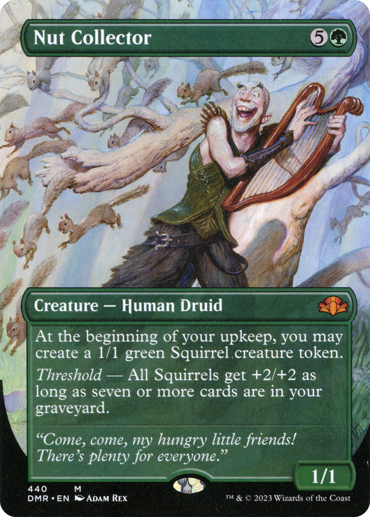 Nut Collector (Borderless Alternate Art) [Dominaria Remastered] Foil