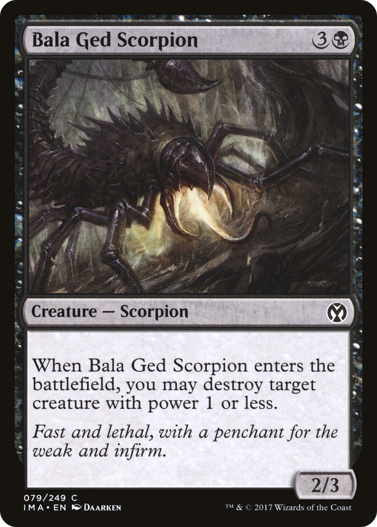 Bala Ged Scorpion [Iconic Masters] Foil