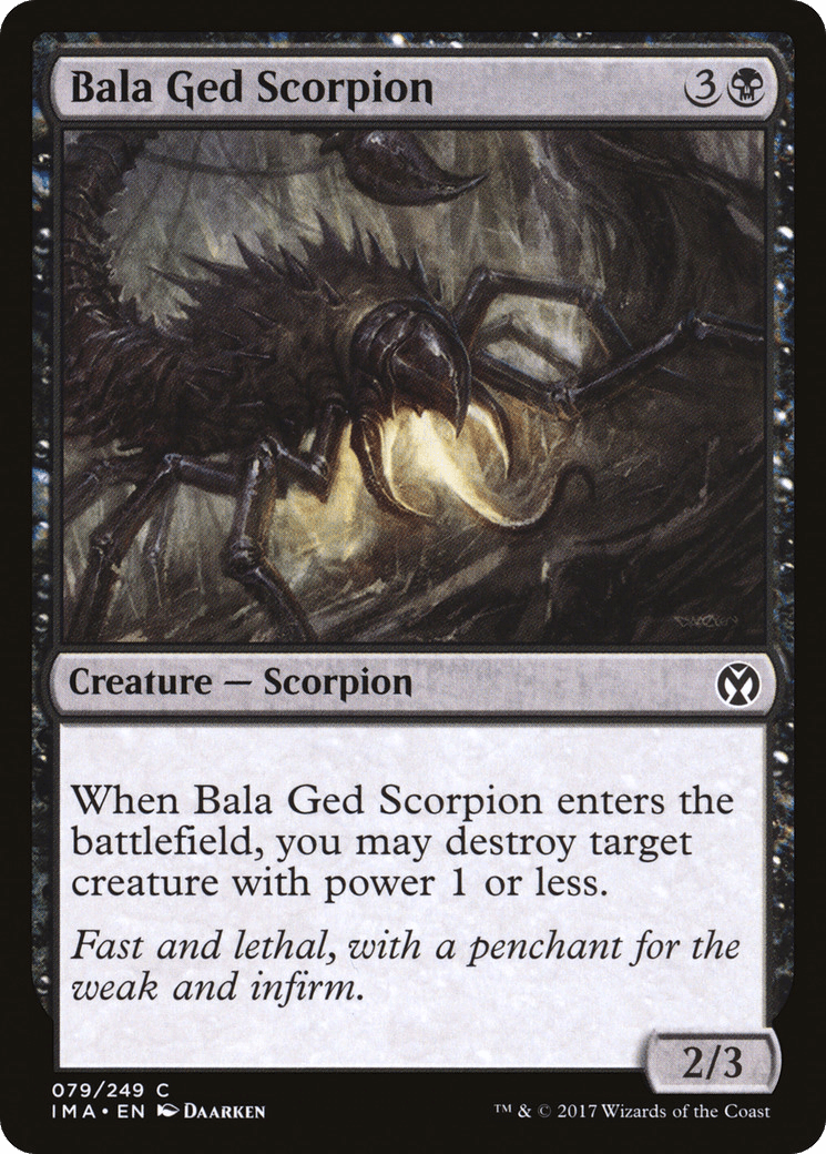 Bala Ged Scorpion [Iconic Masters] Foil