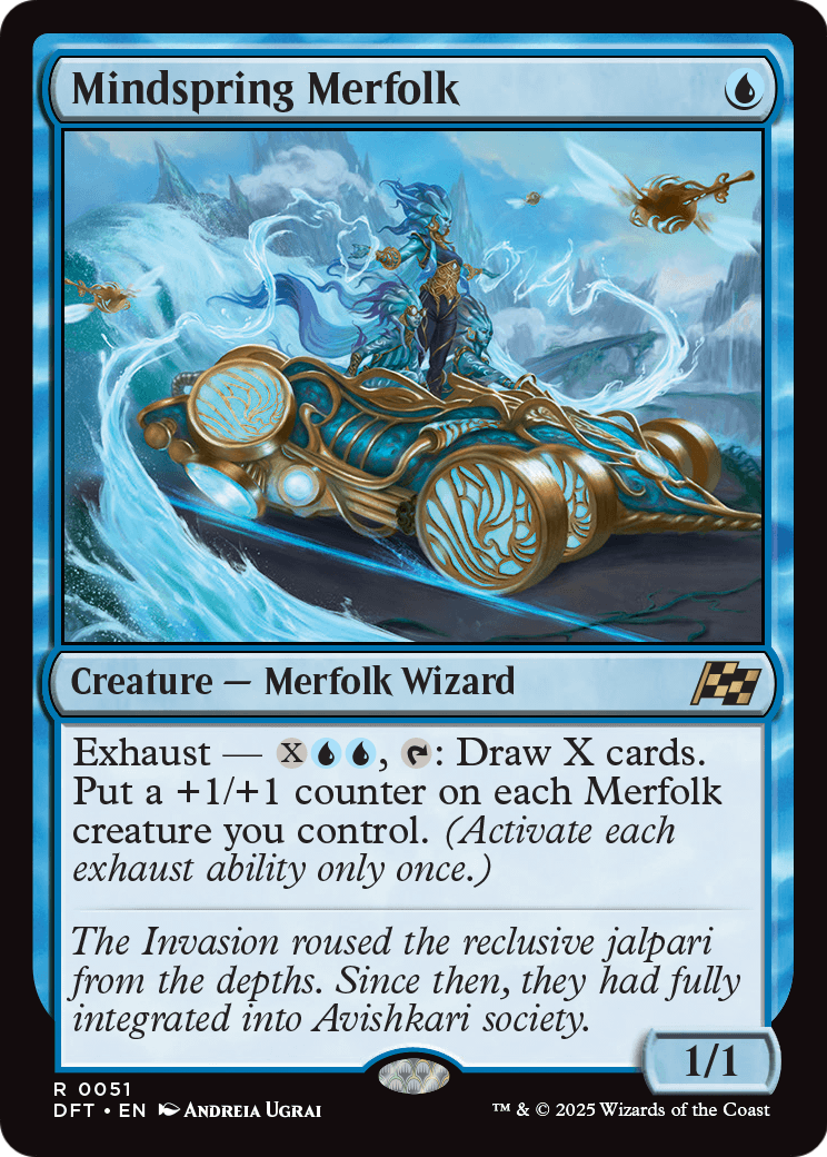 Mindspring Merfolk |  (051) [Aetherdrift]