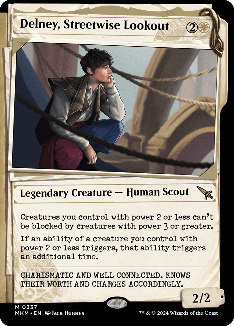 Delney, Streetwise Lookout (Showcase) [Murders at Karlov Manor] Foil