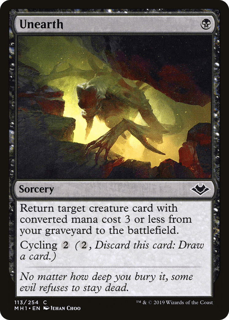Unearth [Modern Horizons] Foil