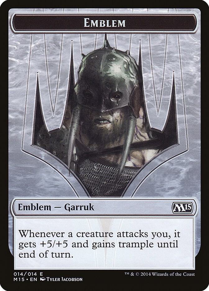 Emblem Garruk Apex Predator 14/14 (Magic 2015 (M15)) 