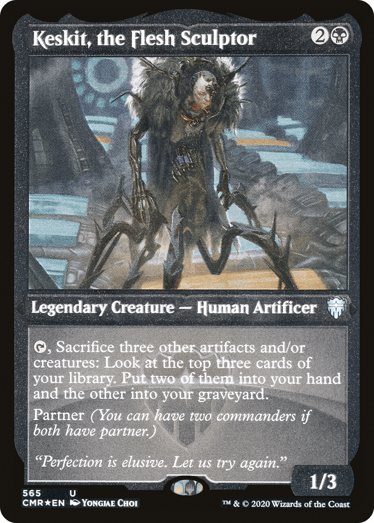 Keskit, the Flesh Sculptor (565) [Commander Legends]  Foil