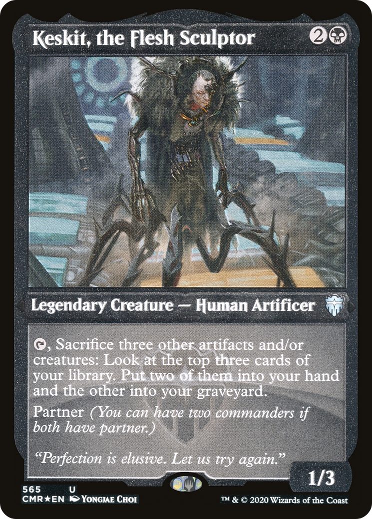 Keskit, the Flesh Sculptor (565) [Commander Legends]  Foil