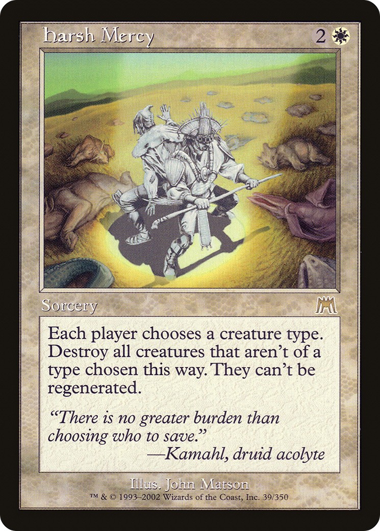 Harsh Mercy [Onslaught] Foil