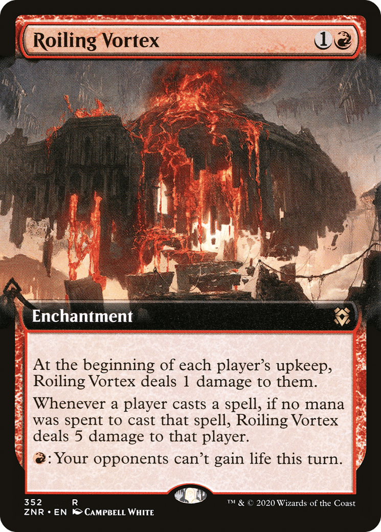 Roiling Vortex (Extended Art) [Zendikar Rising] Foil