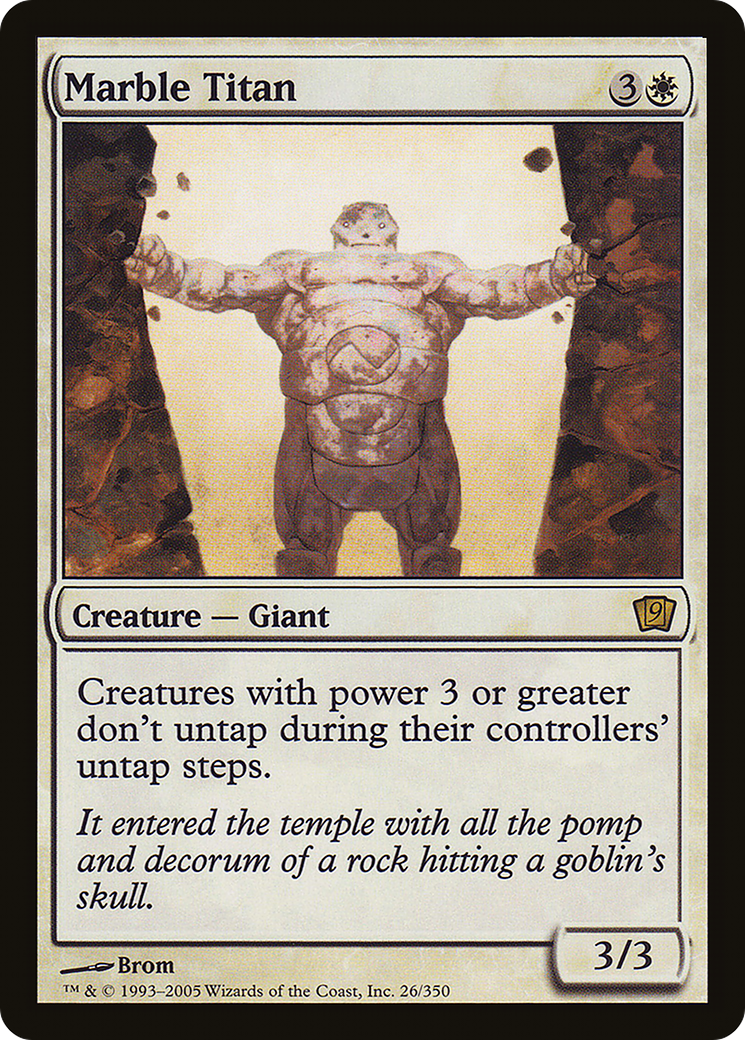 Marble Titan [Ninth Edition] Foil