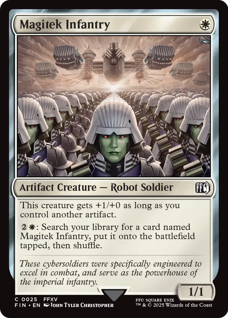 Magitek Infantry (025) [FINAL FANTASY]  Foil