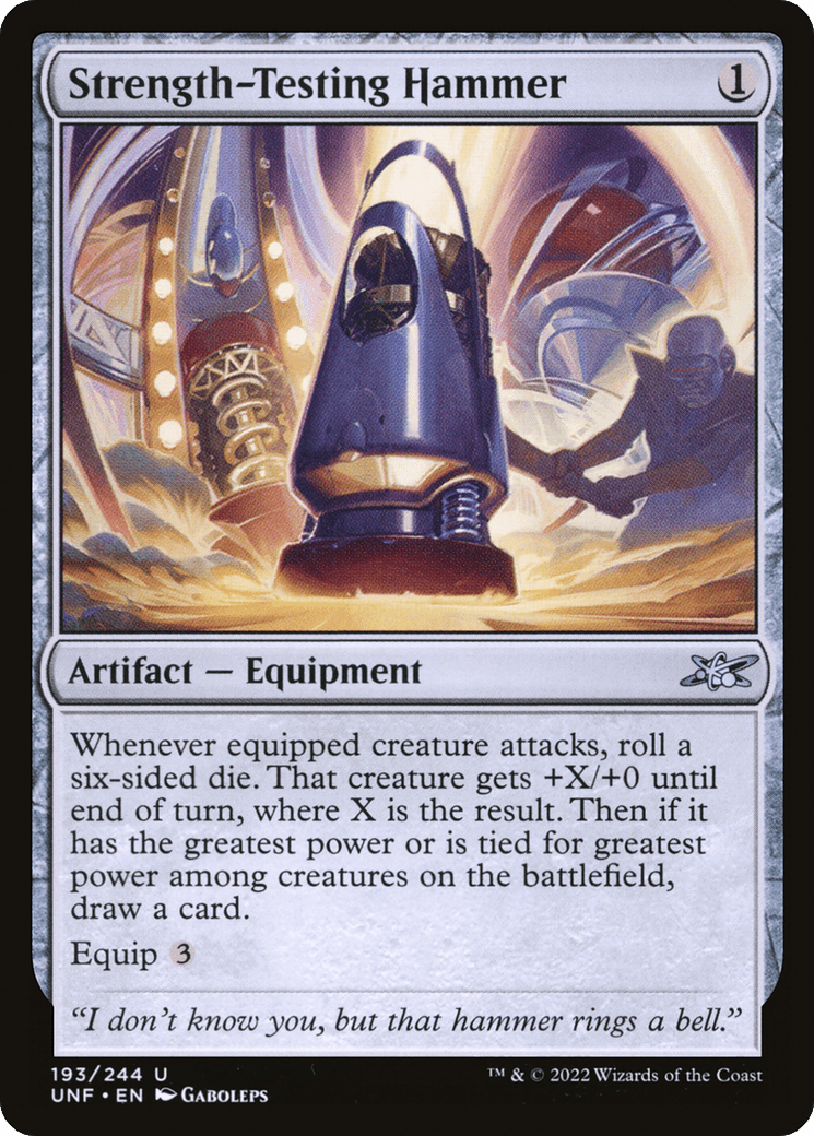 Strength-Testing Hammer [Unfinity] Foil