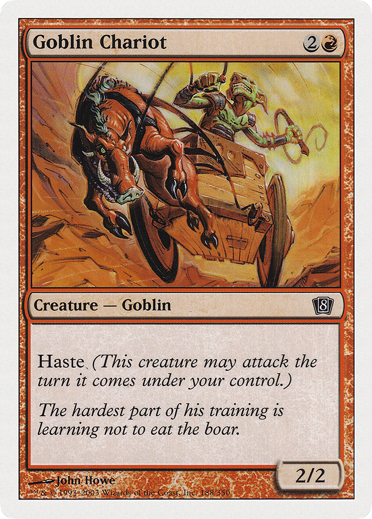 Goblin Chariot [Eighth Edition] Foil