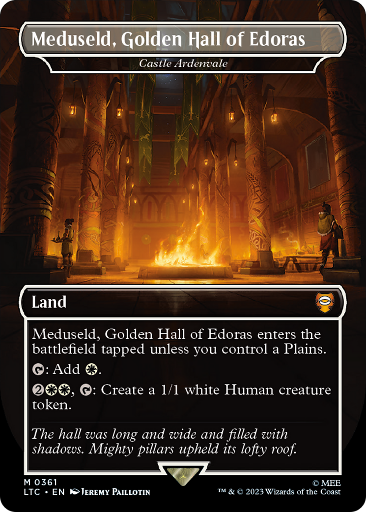 Castle Ardenvale - Meduseld, Golden Hall of Edoras [The Lord of the Rings: Tales of Middle-Earth Commander] Foil