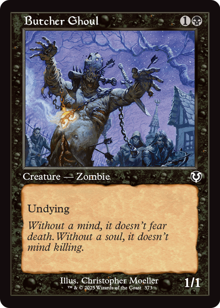 Butcher Ghoul (Retro Frame) (-373) [Innistrad Remastered]  Foil