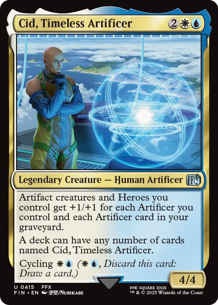 Cid, Timeless Artificer (0415) (415) [FINAL FANTASY]  Foil