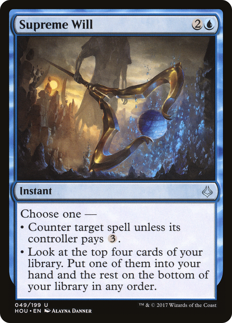 Supreme Will [Hour of Devastation] Foil